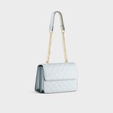  Túi đeo chéo da nữ thiết kế trần trám Yuumy Seasand YN136XA màu xanh nhạt 