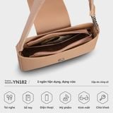  Túi Yuumy ( Thời trang nữ size 18 - Túi đeo chéo da Seasand YN182XN ) màu xanh ngọc 