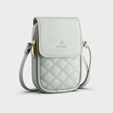 Túi Yuumy ( Thời trang nữ size 11- Túi đeo chéo da  Seasand YN150XN ) Màu xanh ngọc 