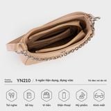  Túi Yuumy ( Thời trang nữ size 22   - Túi đeo vai da Seasand YN210D ) màu đen 