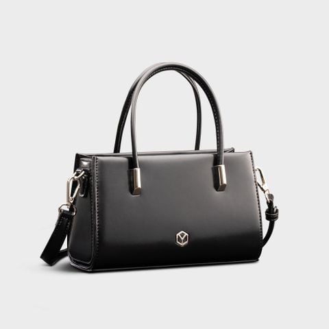 Túi Yuumy (Thời trang nữ thiết kế tinh tế size 21 - Túi đeo chéo da Smooth YN283D) màu đen