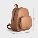  Balo Yuumy ( Thời trang nữ cỡ trung - Balo da Liberal YBA55BN ) màu bò nhạt 