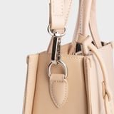  Túi Yuumy ( Thời trang nữ dáng vuông viền chỉ size 20 - Túi đeo chéo da Smooth YN250K ) - Kem 