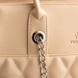  Túi Yuumy ( Thời trang nữ công sở cỡ lớn - Túi xách da Seasand YTX63K) màu kem 