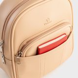  Balo Yuumy ( Thời trang nữ họa tiết đường kẻ ô vuông cỡ trung - Balo da Seasand YBA101XN ) - Xanh ngọc 