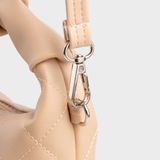  Túi Yuumy ( Thời trang nữ thiết kế quai nhúm size 20 - Túi đeo chéo da Seasand YN271HA ) - Hồng dâu 