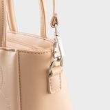  Túi Yuumy (Thời trang nữ họa tiết bông hoa - Túi xách da Seasand YTX66K) màu kem 