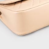  Túi Yuumy (Thời trang nữ họa tiết chần chỉ size 24 - Túi đeo chéo da Seasand YN279XN) màu xanh ngọc 