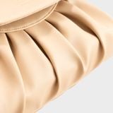  Túi Yuumy (Thời trang nữ đi tiệc size 22 - Túi đeo chéo da Seasand YN284K) màu kem 