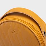  Túi Yuumy ( Thời trang nữ size 18 - Túi đeo chéo da Seasand YN110V ) màu vàng 