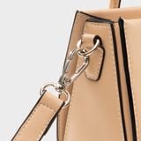  Túi Yuumy (Thời trang nữ thiết kế tinh tế size 21 - Túi đeo chéo da Smooth YN283K) màu kem 