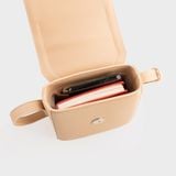  Túi Yuumy ( Thời trang nữ nắp gập đựng điện thoại dáng hộp - Túi đeo chéo da Seasand YN262D ) - Đen 