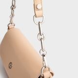  Túi Yuumy ( Thời trang nữ phối nắp gập size 25 - Túi đeo chéo da Smooth YN252K ) - Kem 