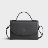  Túi Yuumy ( Thời trang nữ size 21 - Túi đeo chéo da Seasand YN231D ) - Đen 