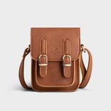  Túi Yuumy ( Thời trang nữ size 13 - Túi đeo chéo da Bergen YN118B ) màu bò 