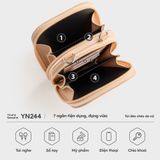  Túi Yuumy ( Thời trang nữ size 13 - Túi đeo chéo da Seasand YN244D ) - Đen 