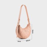  Túi Yuumy ( Thời trang nữ size 21 - Túi đeo chéo da Seasand YN240HD ) - Hồng đất 