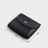  Ví Yuumy (  Thời trang nữ nhỏ gọn - Ví da Seasand YV58D ) màu đen 