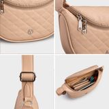  Túi Yuumy ( Thời trang nữ size 23 - Túi đeo chéo da Seasand YN174HD ) Màu hồng đất 