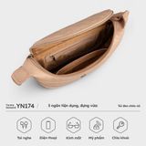  Túi Yuumy ( Thời trang nữ size 23 - Túi đeo chéo da Seasand YN174HD ) Màu hồng đất 