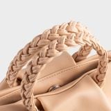  Túi Yuumy ( Thời trang nữ kiểu đám mây size 22  - Túi đeo chéo da Seasand YN257D ) - Đen 