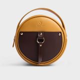  Túi Yuumy ( Thời trang nữ size 16 - Túi đeo chéo da YN65V ) màu vàng 