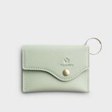  Ví Yuumy ( Thời trang nữ đựng namecard đa năng - Móc khóa da Seasand YMK24XN ) - Xanh ngọc 