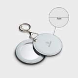  Ví Yuumy ( Thời trang nữ tích hợp gương dễ thương - Ví móc khóa Seasand YMK23XA ) - Xanh nhạt 