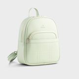  Balo Yuumy ( Thời trang nữ họa tiết đường kẻ ô vuông cỡ trung - Balo da Seasand YBA101XN ) - Xanh ngọc 