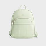  Balo Yuumy ( Thời trang nữ họa tiết đường kẻ ô vuông cỡ trung - Balo da Seasand YBA101XN ) - Xanh ngọc 