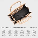  Túi Yuumy (Thời trang nữ thiết kế tinh tế size 21 - Túi đeo chéo da Smooth YN283DO) màu đỏ 