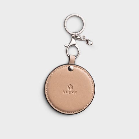 Móc khóa tích hợp gương dễ thương tiện lợi Yuumy Seasand YMK23K màu kem