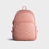  Balo Yuumy ( Thời trang nữ đựng vừa A4 - Balo da Seasand YBA57HP ) Màu hồng phấn 