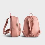  Balo Yuumy ( Thời trang nữ đựng vừa A4 - Balo da Seasand YBA57HP ) Màu hồng phấn 