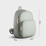  Balo Yuumy ( Thời trang nữ đựng vừa A4 - Balo da Seasand YBA57XN ) Màu xanh ngọc 