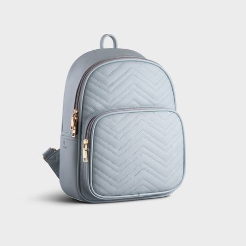  Balo Yuumy ( Thời trang nữ đựng vừa A4 - Balo da Seasand YBA57XA ) Màu xanh nhạt 