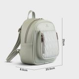  Balo Yuumy ( Thời trang nữ cỡ trung - Balo da Seasand YBA79XN ) màu xanh ngọc 