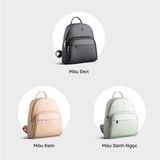  Balo Yuumy ( Thời trang nữ cỡ trung - Balo da Seasand YBA86K ) màu kem 