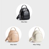  Balo Yuumy ( Thời trang nữ mini- Balo da Seasand YBA91T ) - Trắng 