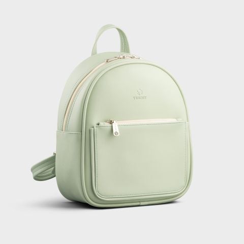 Balo Yuumy (Thời trang nữ vừa A5 - Balo da Seasand YBA106XN) màu xanh ngọc