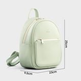  Balo Yuumy (Thời trang nữ vừa A5 - Balo da Seasand YBA106XN) màu xanh ngọc 