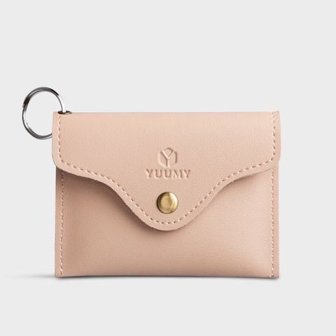  Ví nữ Yuumy ( Đựng namecard đa năng móc khóa Seasand YMK1K ) - Kem 