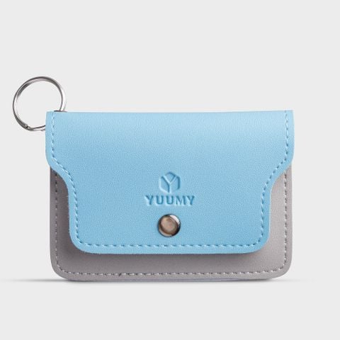  Ví Yuumy ( Thời trang nữ cỡ nhỏ - Ví móc khóa da YMK2XD ) màu xanh dương 