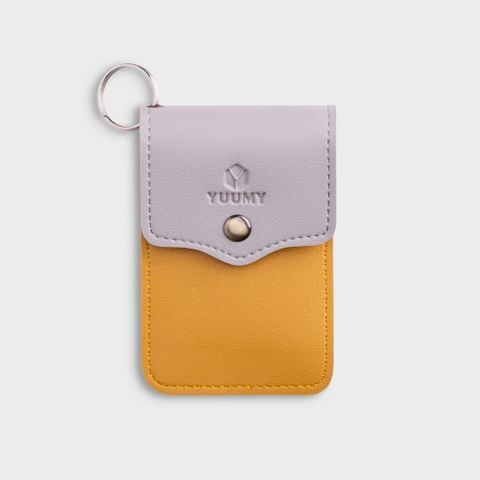  Ví Yuumy ( Thời trang nữ cỡ nhỏ - Ví móc khóa da YMK5XM ) màu xám 