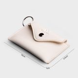  Ví Yuumy ( Thời trang nữ cỡ nhỏ - Ví móc khóa da Seasand YMK12T ) Màu trắng 