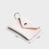  Ví Yuumy ( Thời trang nữ cỡ nhỏ - Ví móc khóa da Seasand YMK15T ) Màu trắng 