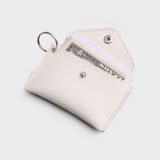  Ví Yuumy ( Thời trang nữ cỡ nhỏ - Ví móc khóa da Seasand YMK15T ) Màu trắng 