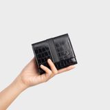  Ví Yuumy ( Thời trang nữ gấp gọn - Ví da Seasand YV102D ) - Đen 