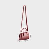  Túi Yuumy (Thời trang nữ thiết kế tinh tế size 21 - Túi đeo chéo da Smooth YN283DO) màu đỏ 