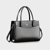  Túi Yuumy (Thời trang nữ công sở cỡ trung vừa A5 - Túi xách da Smooth YTX61D) màu đen 